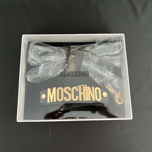 Moschino x H&M dog collar and leash; genuine leather - Picture 5 of 5